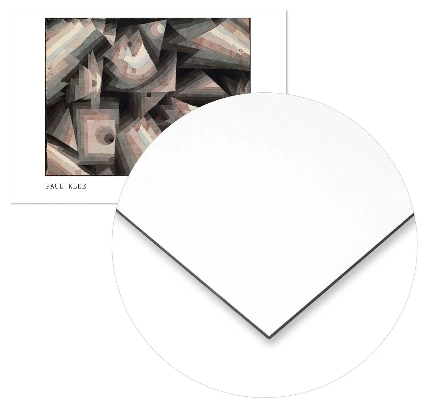 Cuadro Paul Klee Cristal Home & Living Metal30x21cm