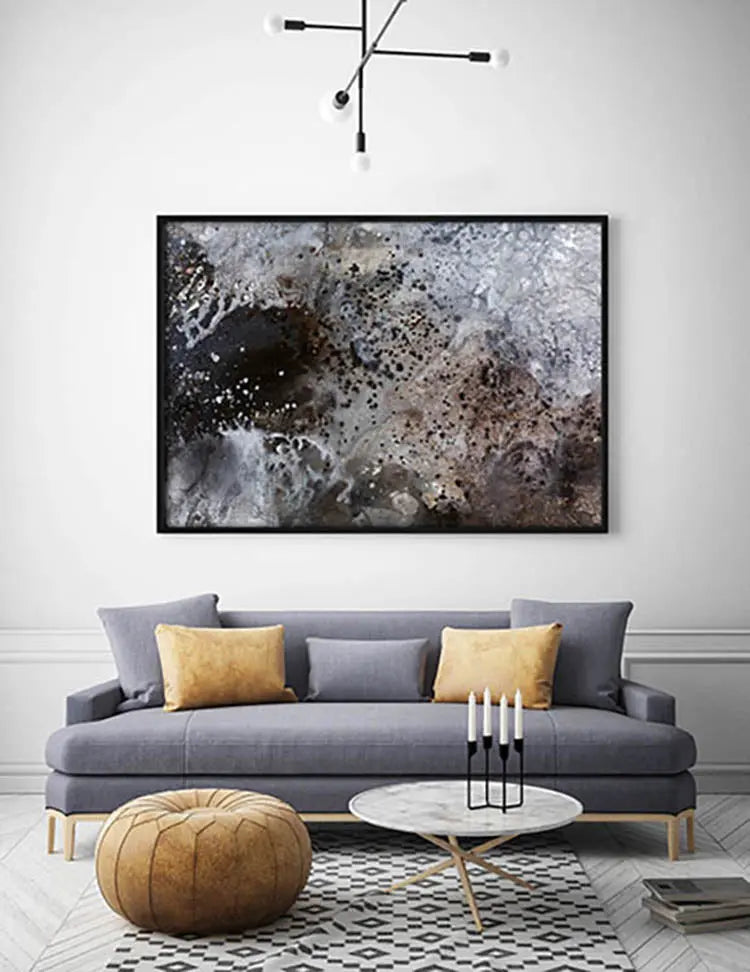 Cuadro Pintura Abstracta Agua freeshipping - Home and Living