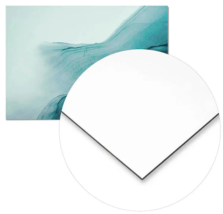 Cuadro Pintura Abstracta Fondo Azulado freeshipping - Home and Living