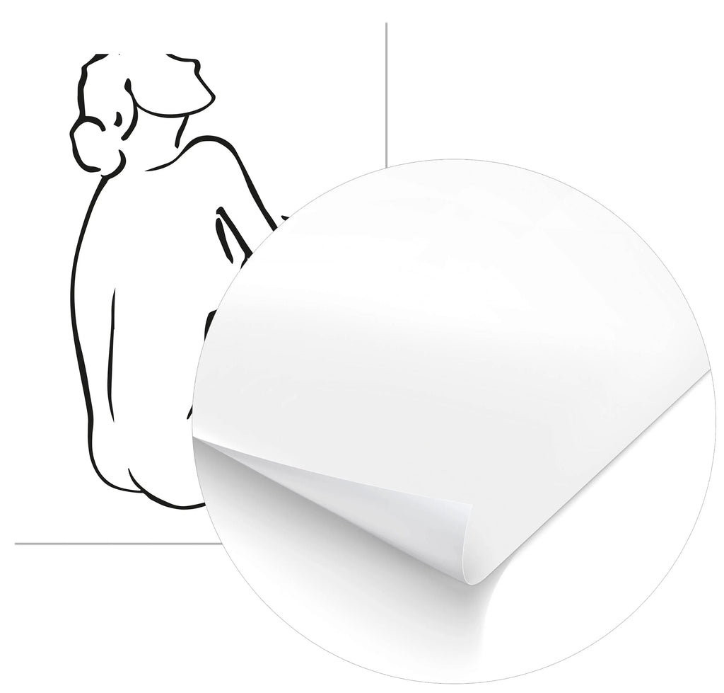 Cuadro Silueta Mujer Sentada freeshipping - Home and Living