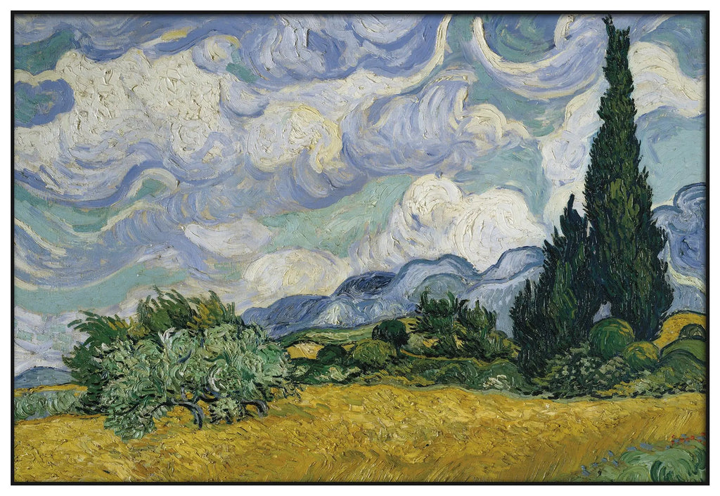 Cuadro Van Gogh Campo de Trigo con Cipreses freeshipping - Home and Living