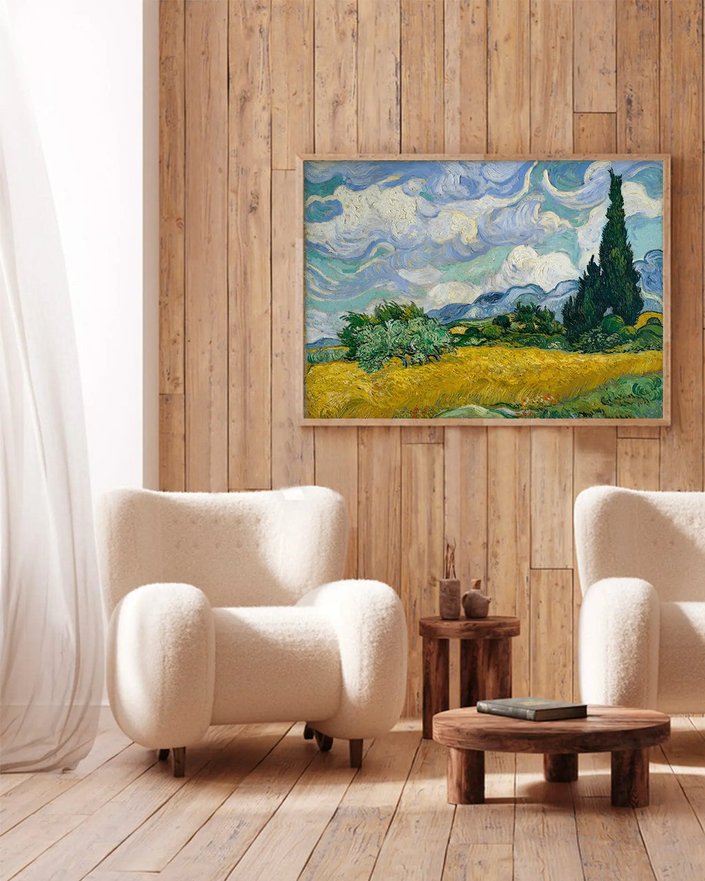 Cuadro Van Gogh Campo de Trigo con Cipreses freeshipping - Home and Living