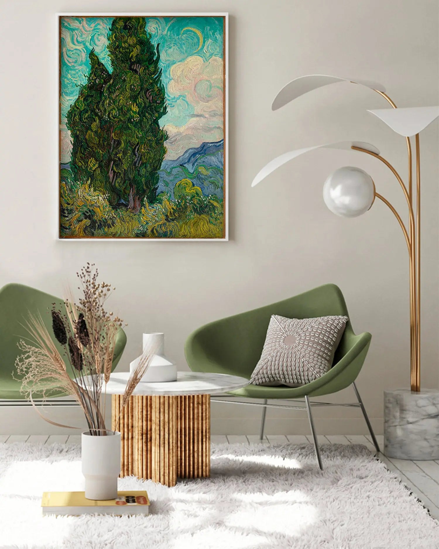 Cuadro Van Gogh Cipreses freeshipping - Home and Living