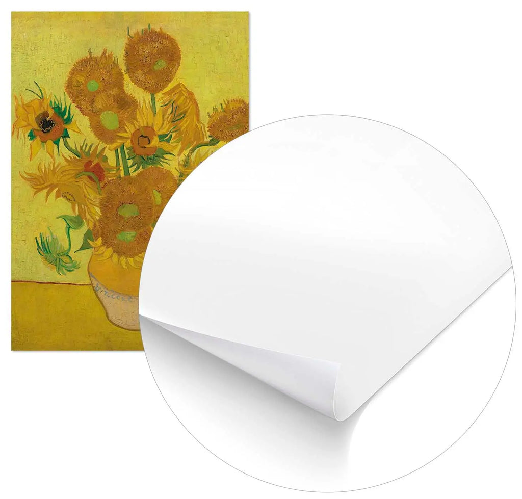 Cuadro Van Gogh Girasoles Home & Living Póster30x21cm