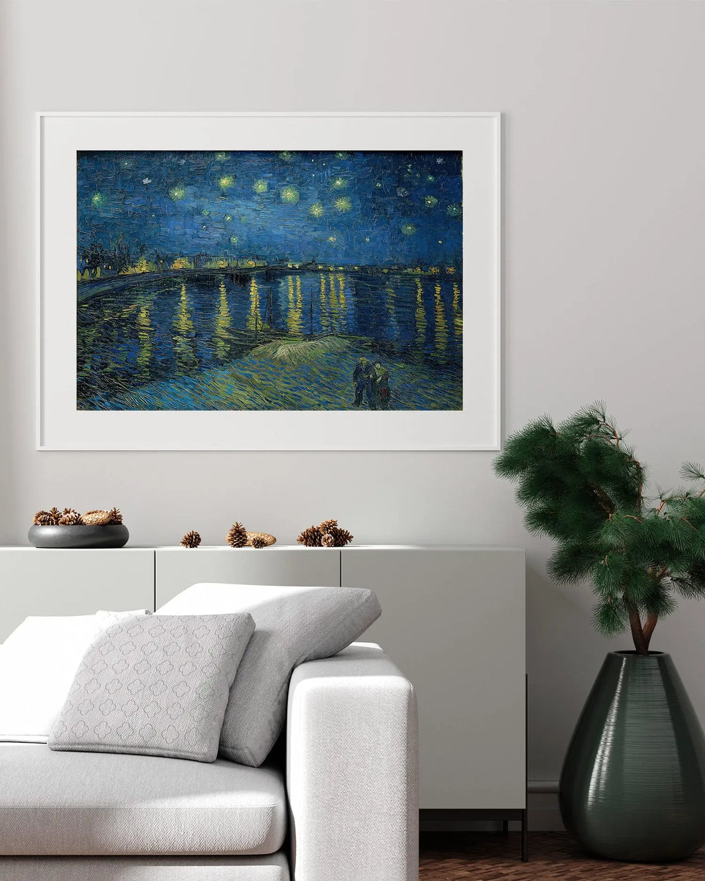 Cuadro Van Gogh Noche Estrellada freeshipping - Home and Living