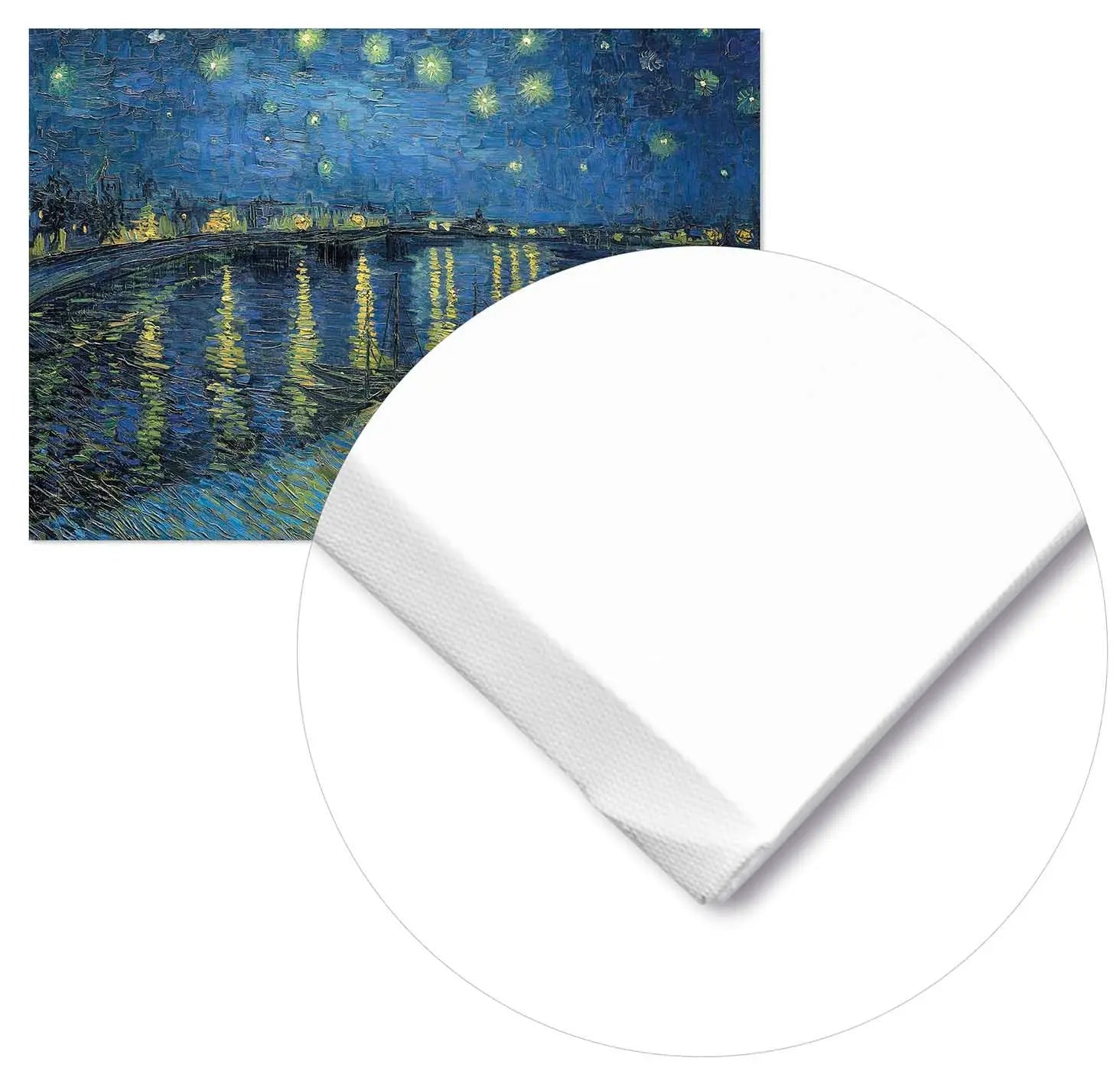 Cuadro Van Gogh Noche Estrellada Home & Living Lienzo30x21cm