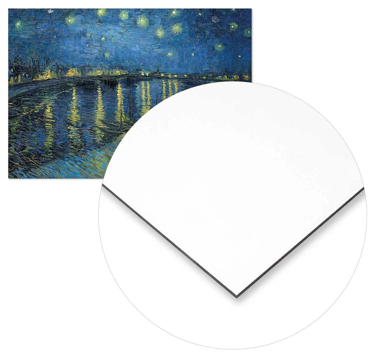 Cuadro Van Gogh Noche Estrellada Home & Living Metal30x21cm