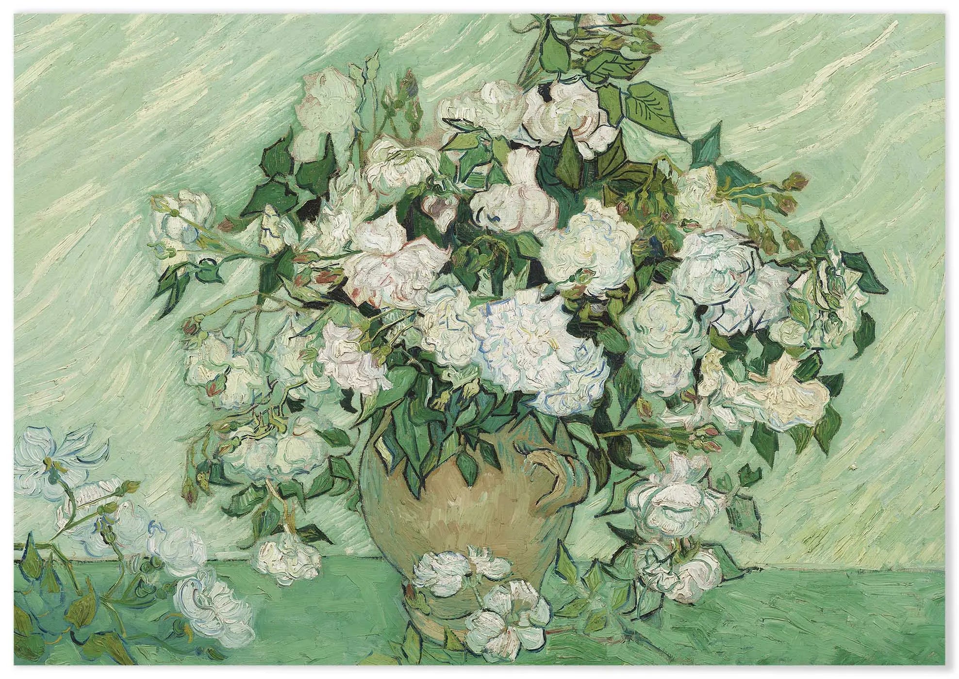 Cuadro Van Gogh Rosas Horizontal freeshipping - Home and Living