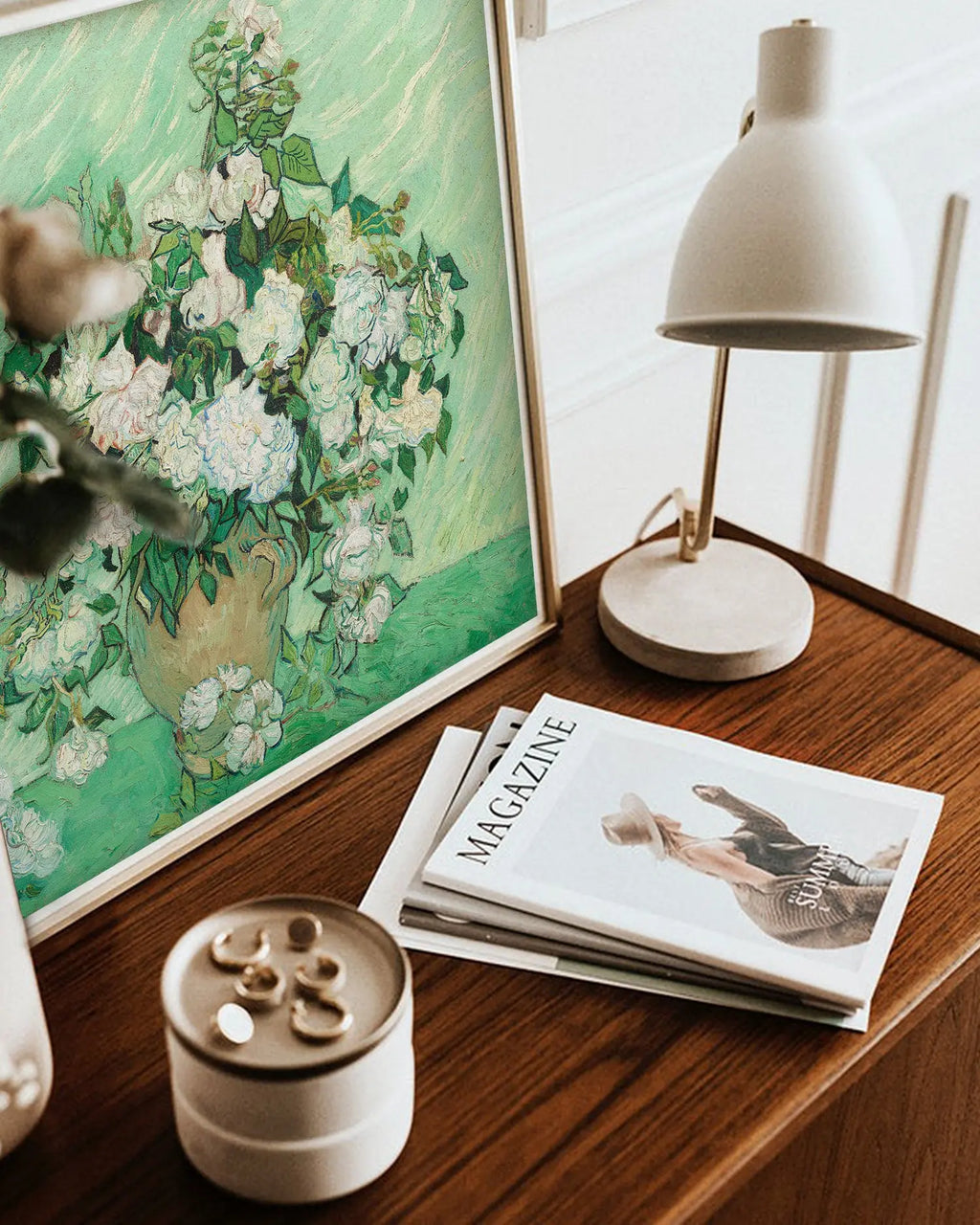 Cuadro Van Gogh Rosas Horizontal freeshipping - Home and Living