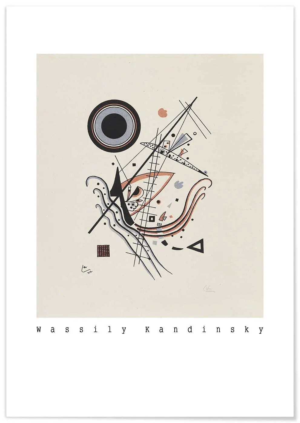 Cuadro Wassily Kandinsky Azul freeshipping - Home and Living
