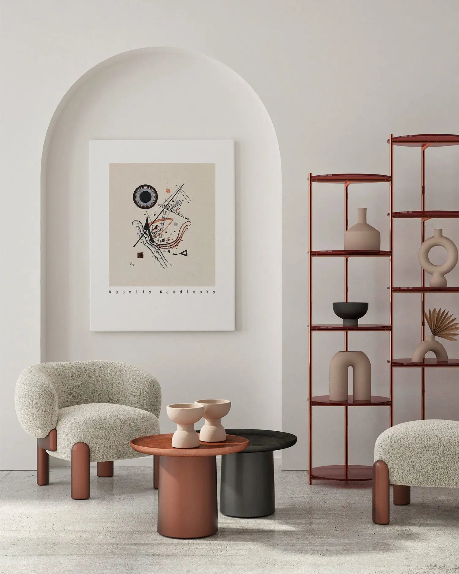 Cuadro Wassily Kandinsky Azul freeshipping - Home and Living