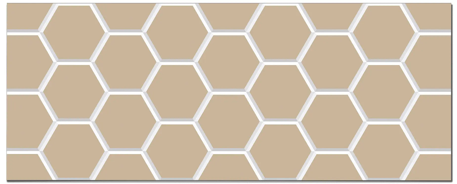 Frente de Cocina Azulejo Hexagonal Ocre freeshipping - Home and Living