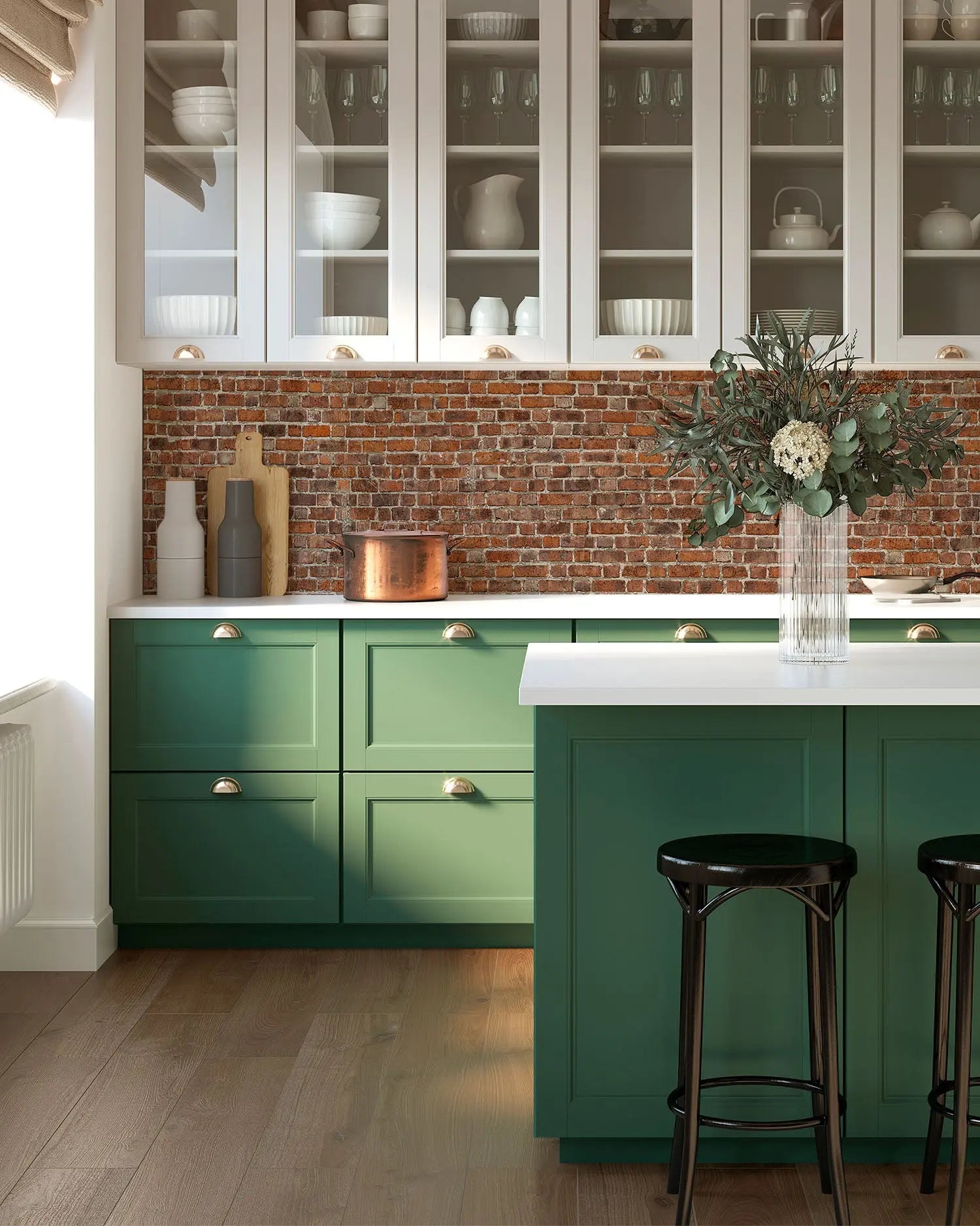 Frente de Cocina Ladrillo freeshipping - Home and Living