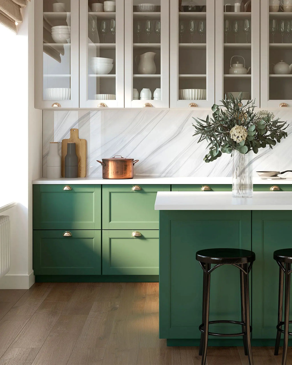 Frente de Cocina Mármol Blanco freeshipping - Home and Living