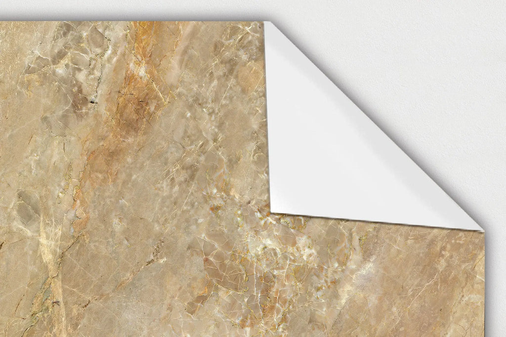 Frente de Cocina Mármol Naranja freeshipping - Home and Living