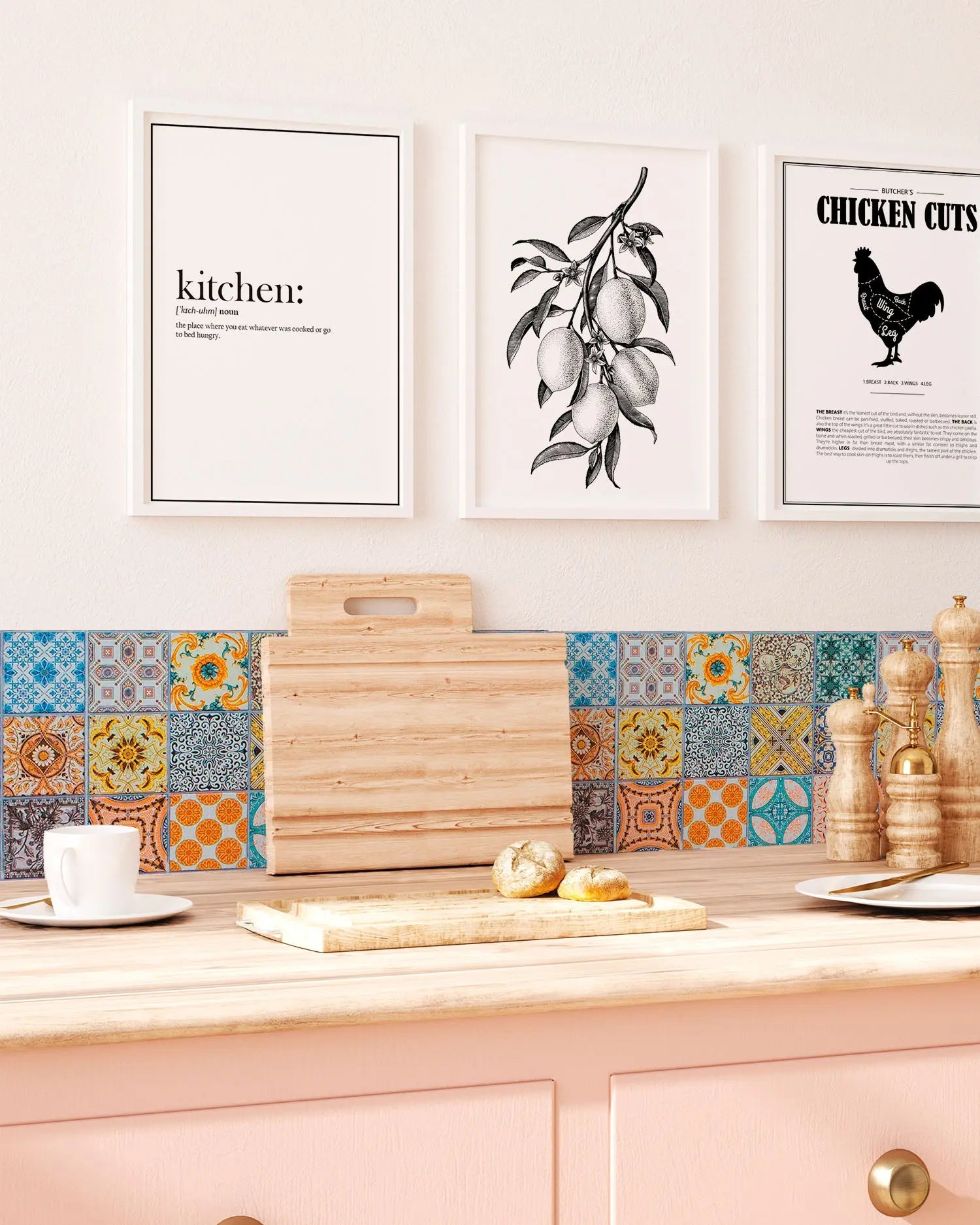 Frentes de Cocina Hidráulico Multicolor freeshipping - Home and Living