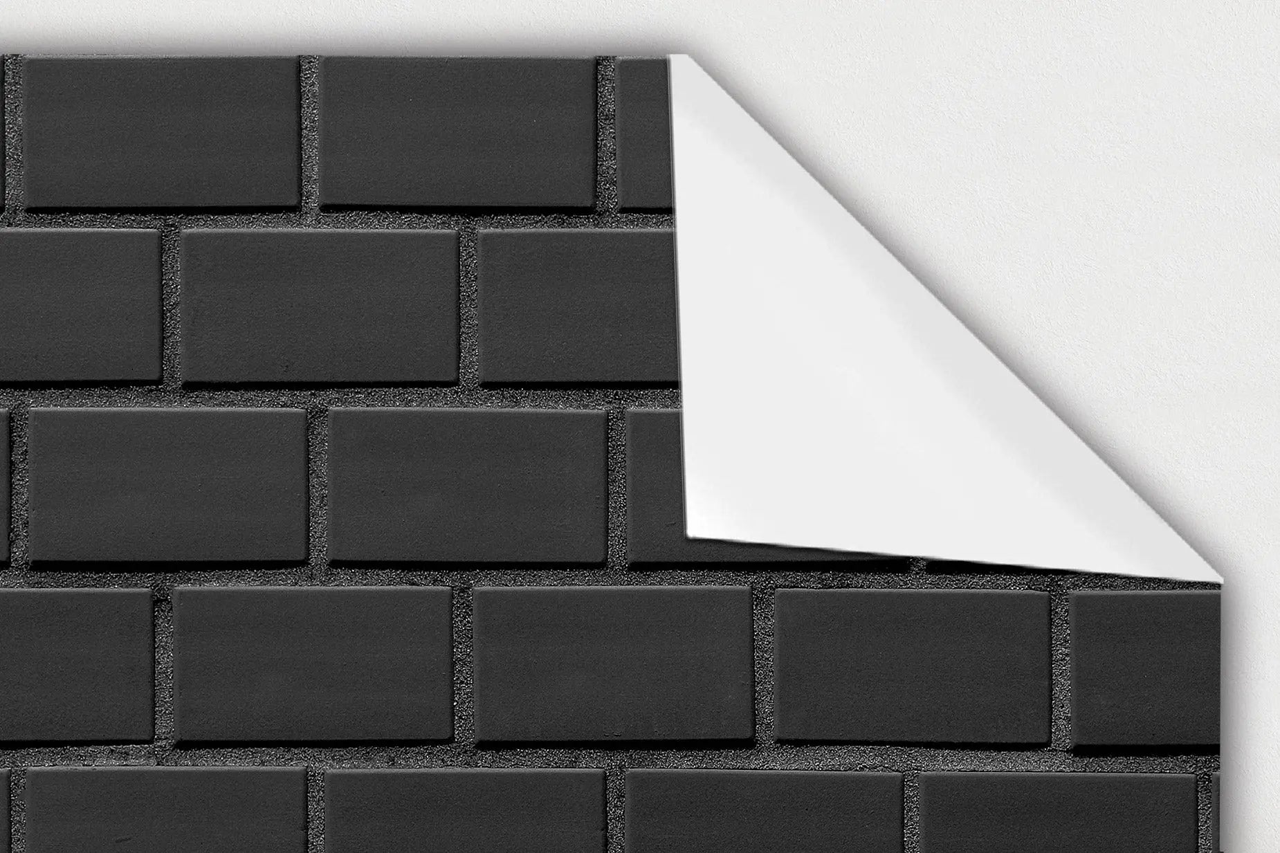 Frentes de Cocina Ladrillo Negro freeshipping - Home and Living