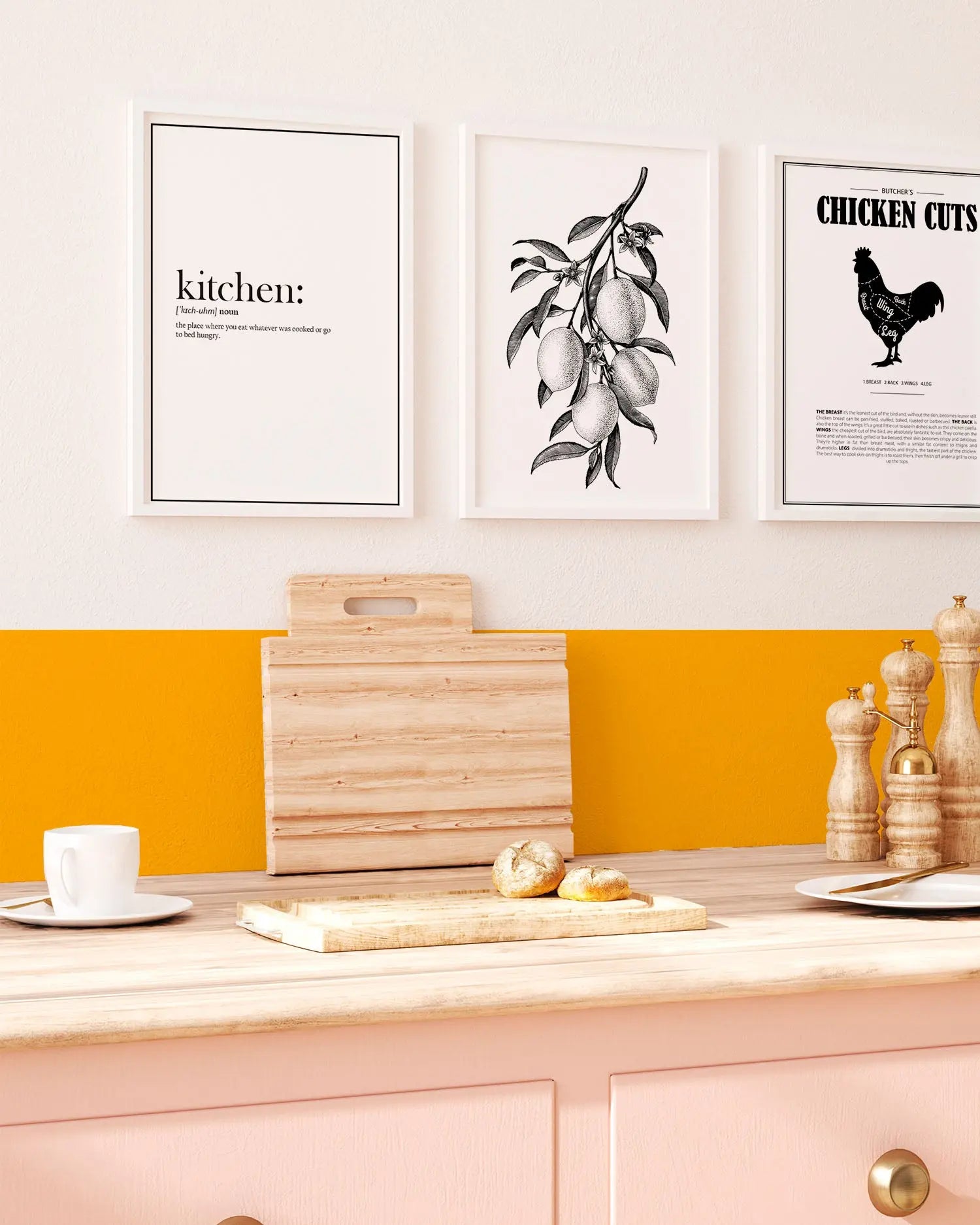 Frentes de Cocina Liso Amarillo freeshipping - Home and Living