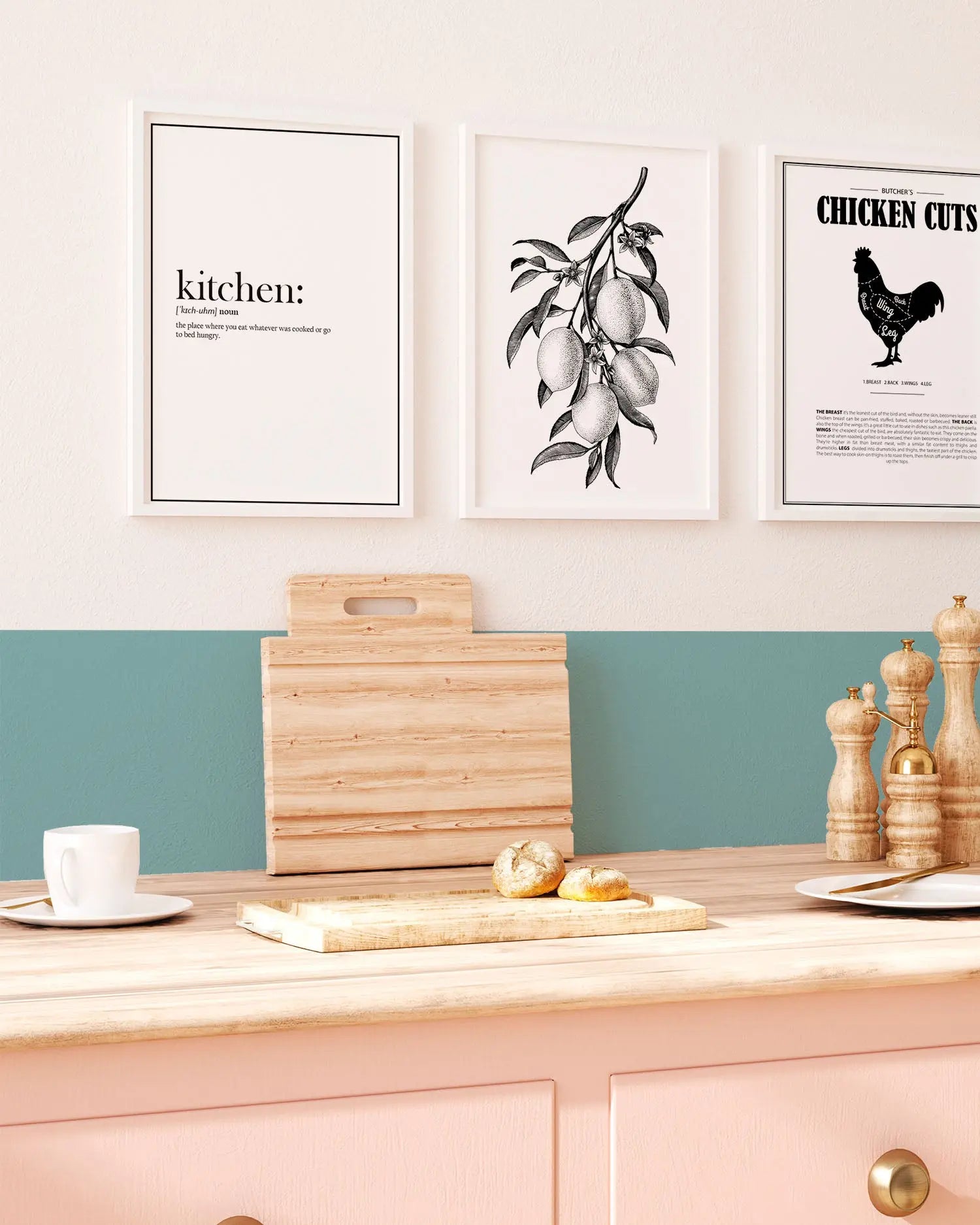 Frentes de Cocina Liso Azul freeshipping - Home and Living