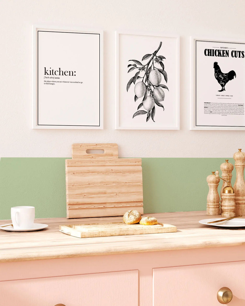 Frentes de Cocina Liso Menta freeshipping - Home and Living