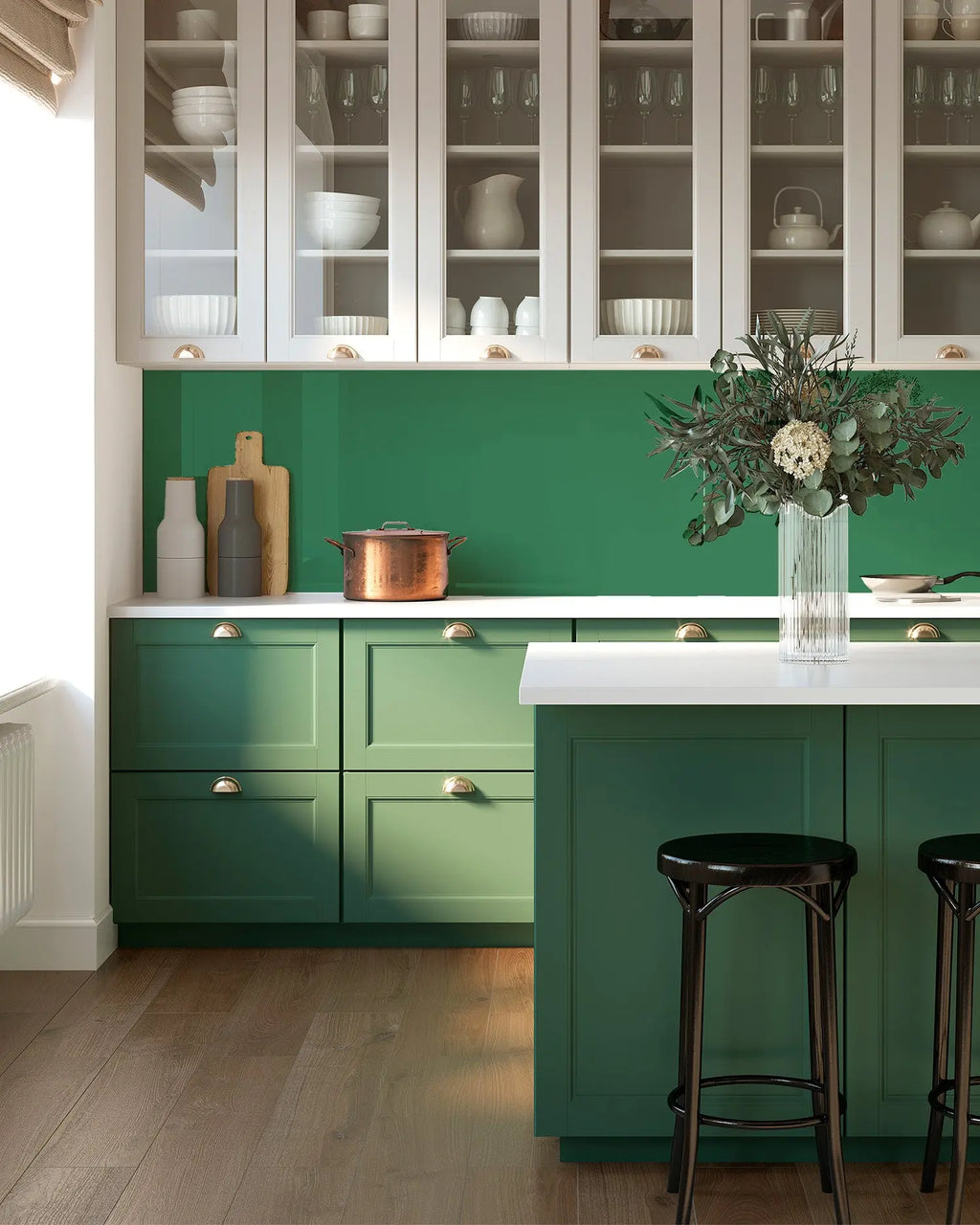 Frentes de Cocina Liso Verde freeshipping - Home and Living