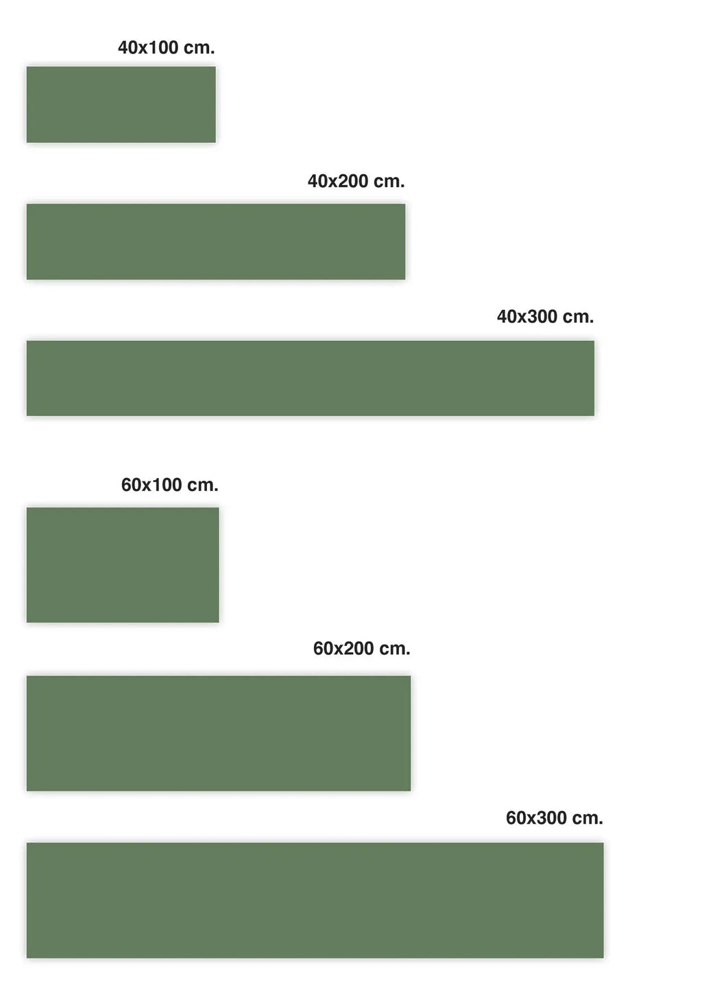 Frentes de Cocina Liso Verde freeshipping - Home and Living