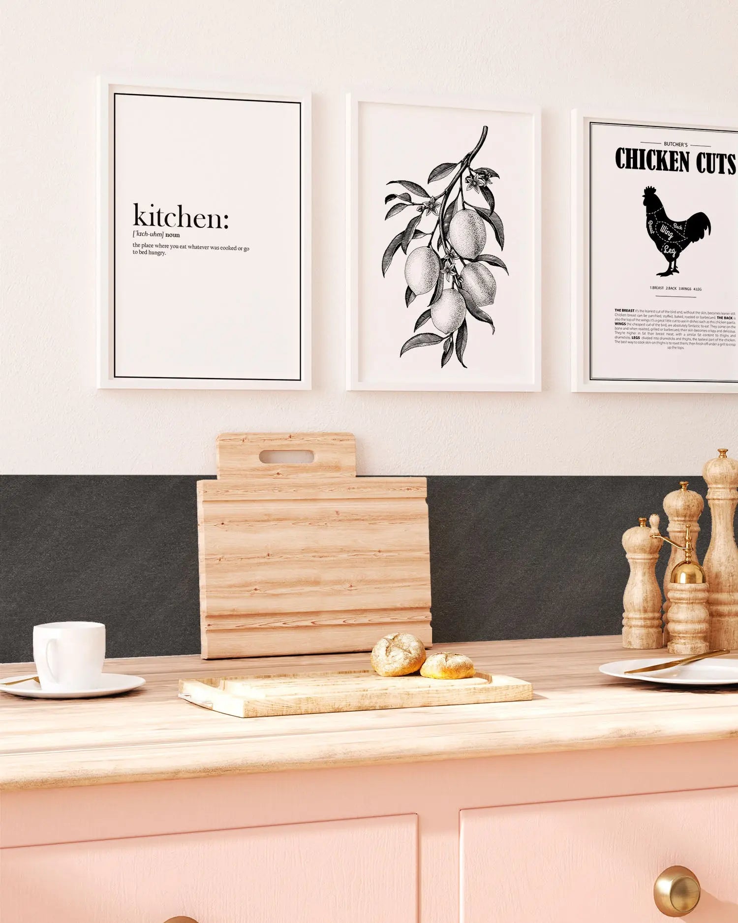 Frentes de Cocina Pizarra Negra freeshipping - Home and Living