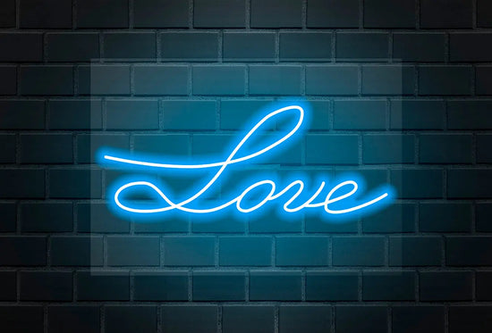 Neón Flex LED Love Azul freeshipping - Home and Living