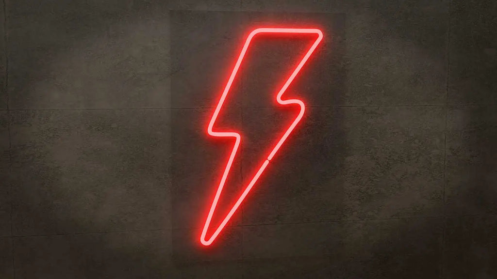 Neón Flex LED Rayo Rojo freeshipping - Home and Living