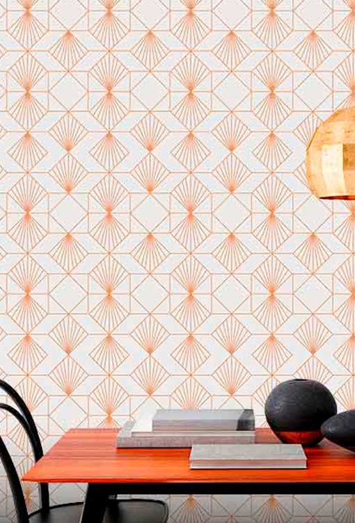 Papel Pintado Geometría Rombo Home & Living 