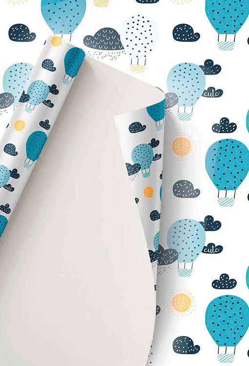 Papel Pintado Globos Aerostáticos Home & Living 