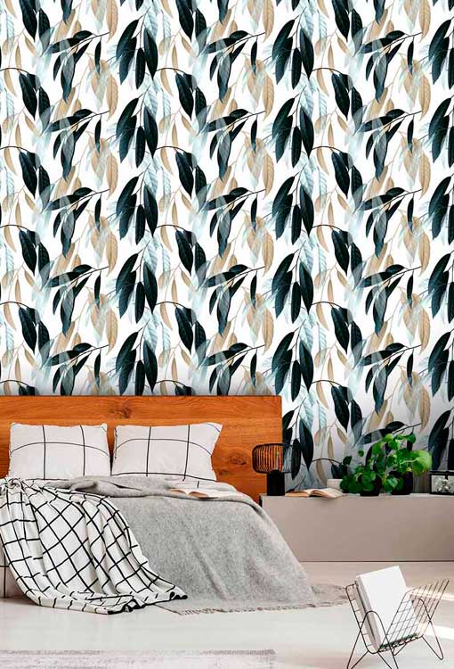 Papel Pintado Hojas Home & Living 