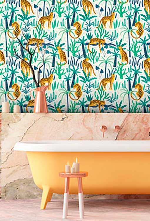 Papel Pintado Tigres Selva Home & Living 