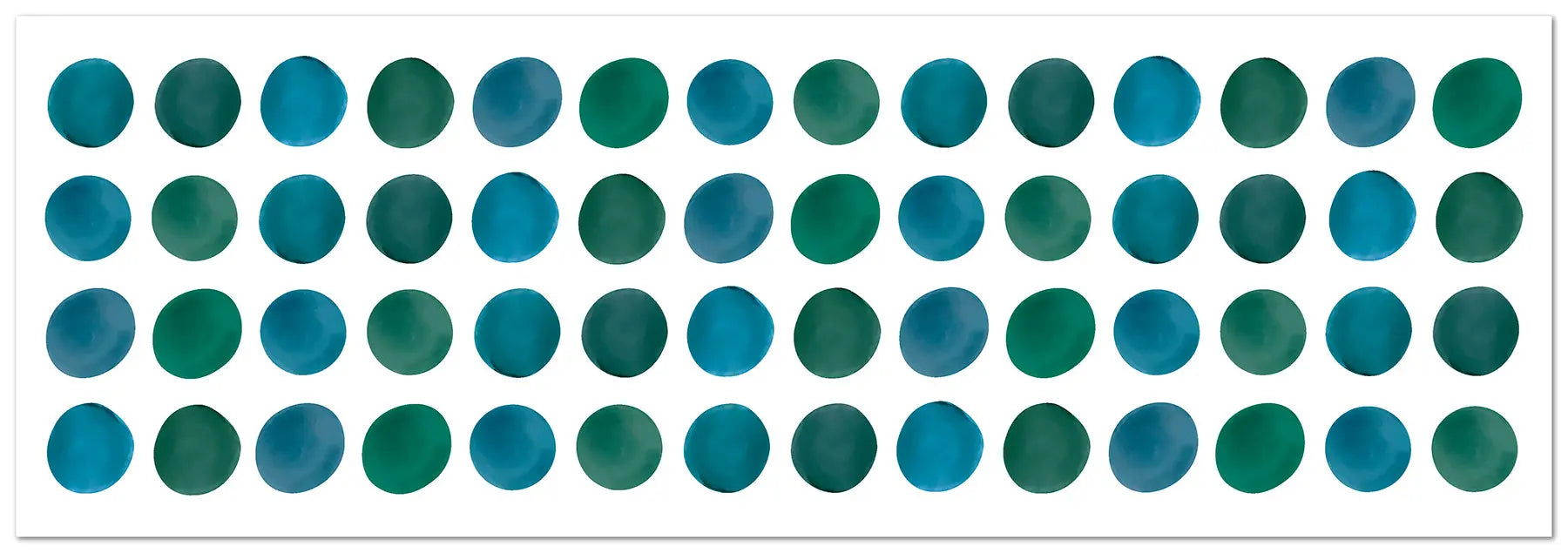 Pegatinas de Pared Círculos Azules y Verdes Pack de 56 freeshipping - Home and Living