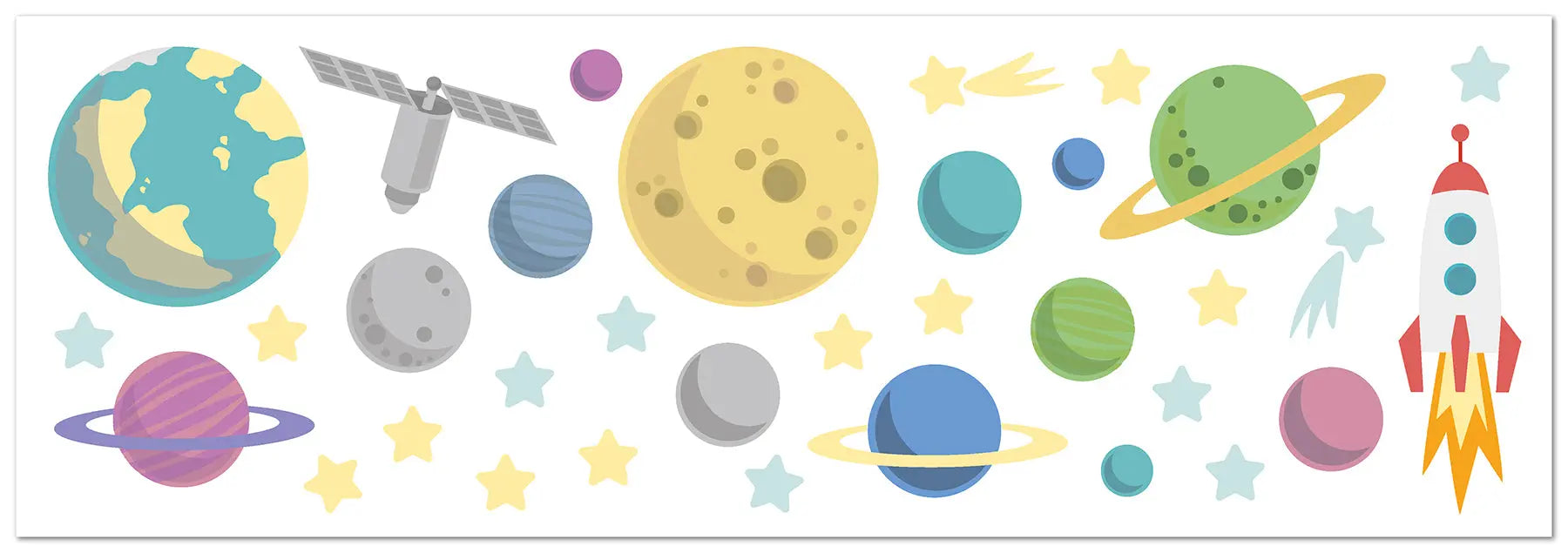 Pegatinas de Pared Espacio Pack de 16 freeshipping - Home and Living