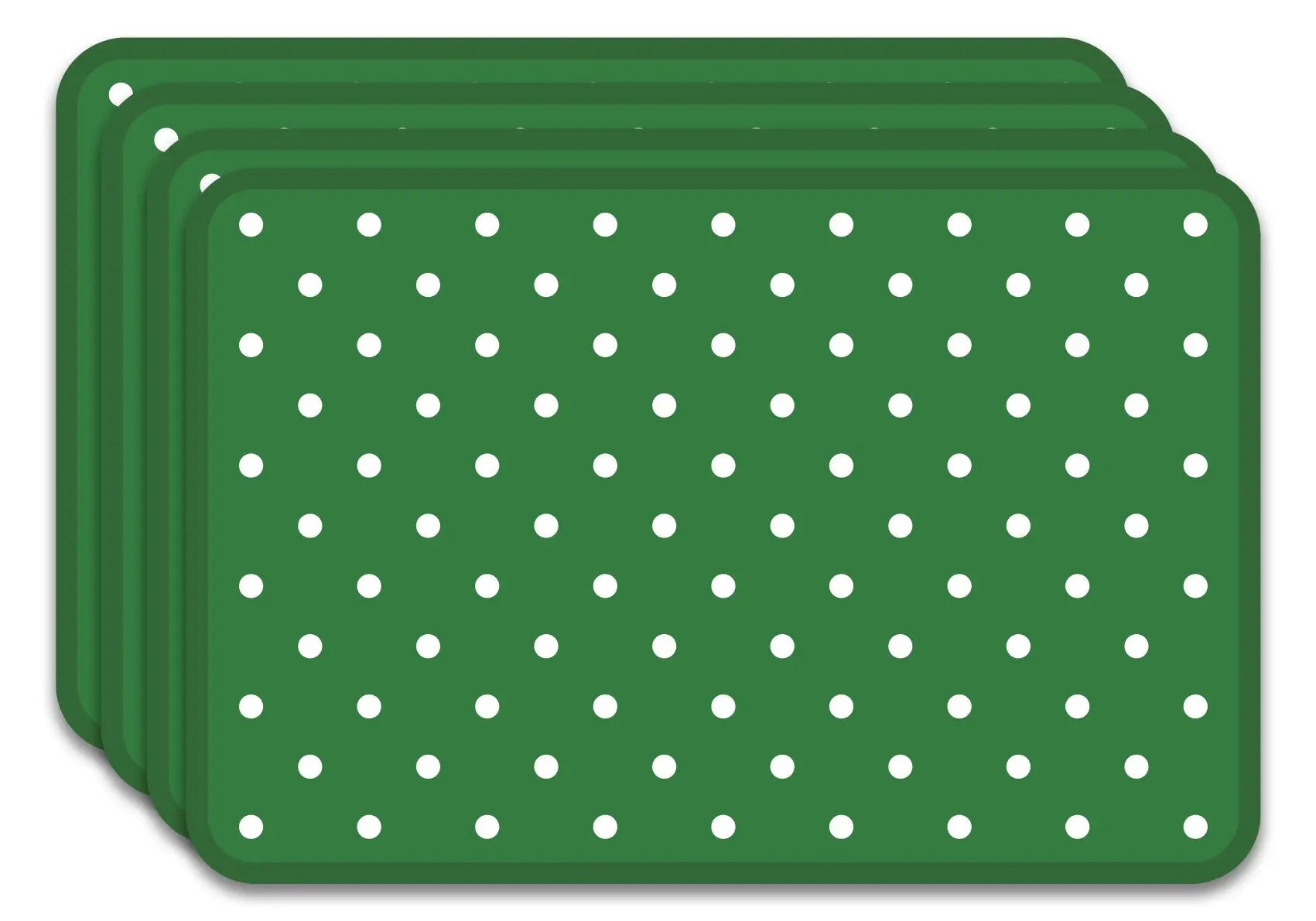 Salvamanteles Círculos Verde 45x30 cm Pack de 4 freeshipping - Home and Living