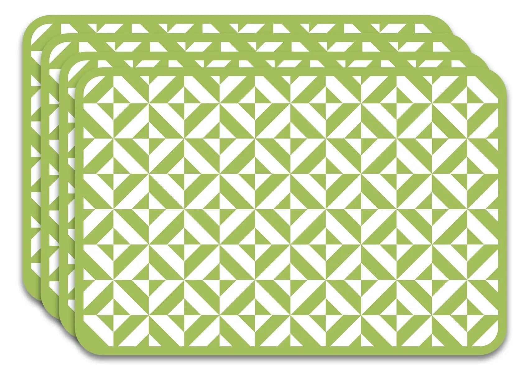 Salvamanteles Minimalistas Verde 45x30 cm Pack de 4 freeshipping - Home and Living