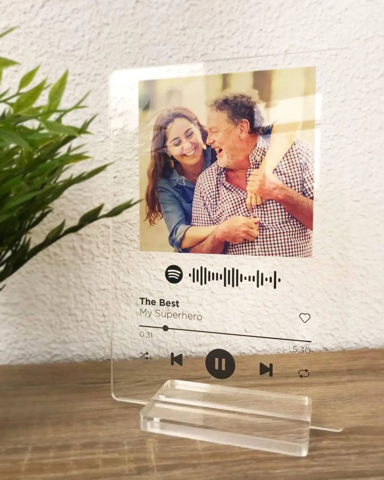 Placa personalizada de Spotify, regalos personalizados para hombres y  mujeres, para él y ella, cubierta de álbum de fotos personalizada, placa de