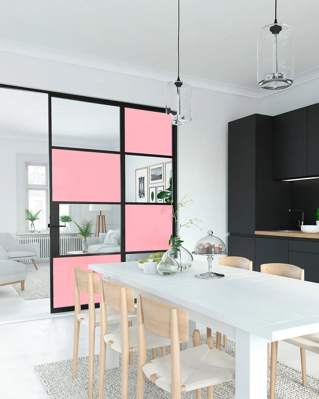 Vinilo para Ventanas Adhesivo Rosa freeshipping - Home and Living