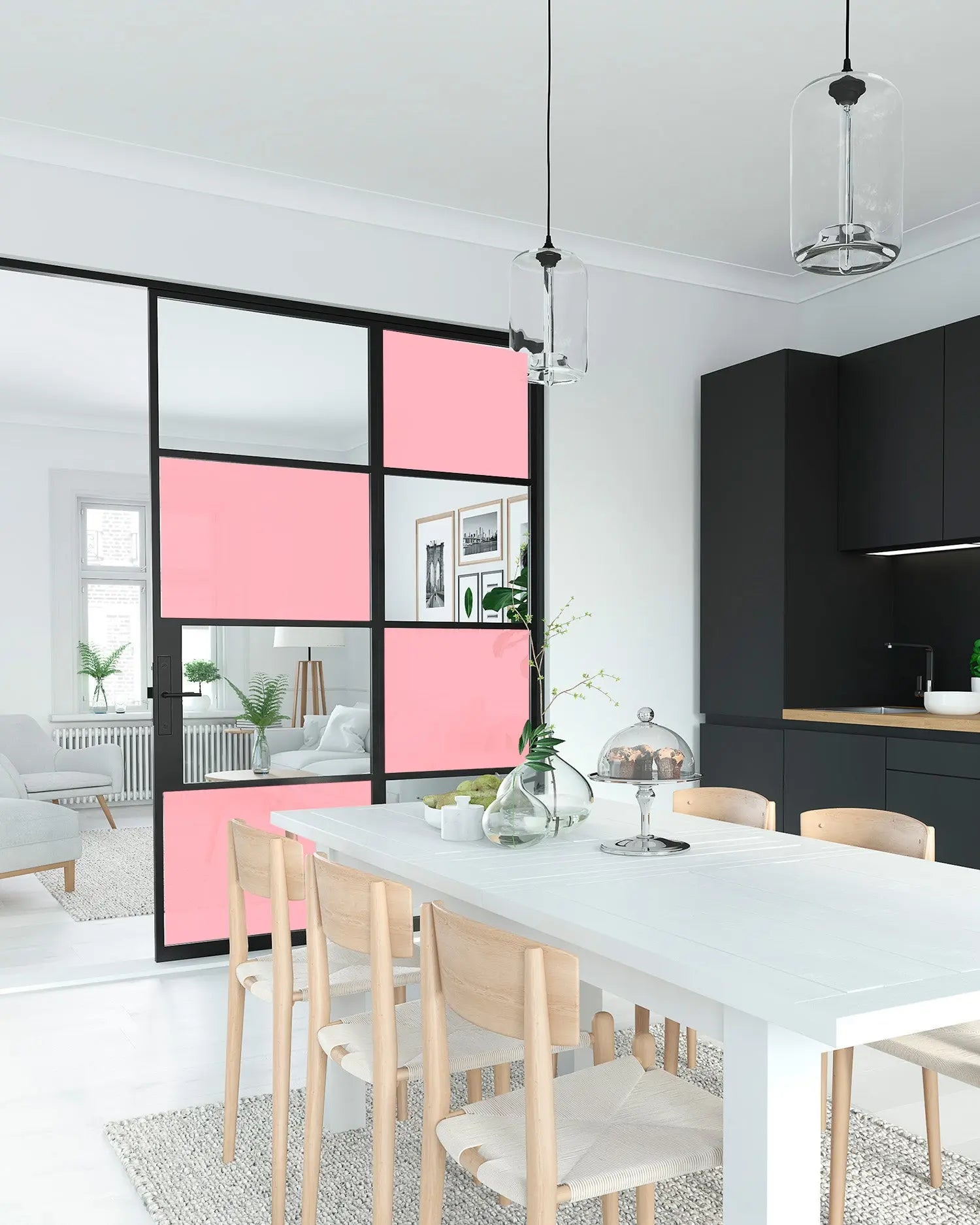 Vinilo para Ventanas Adhesivo Rosa freeshipping - Home and Living