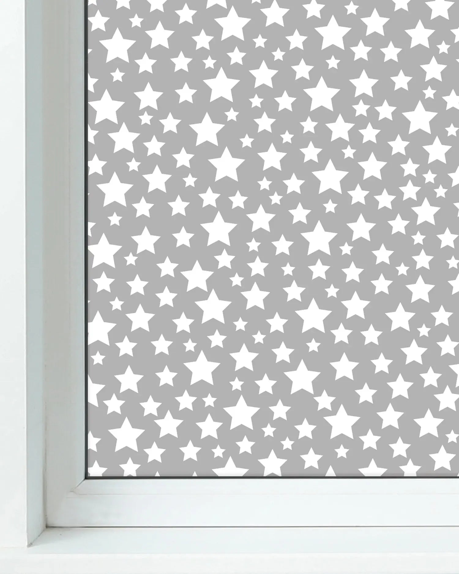 Vinilo para Ventanas Estrellas Gris freeshipping - Home and Living