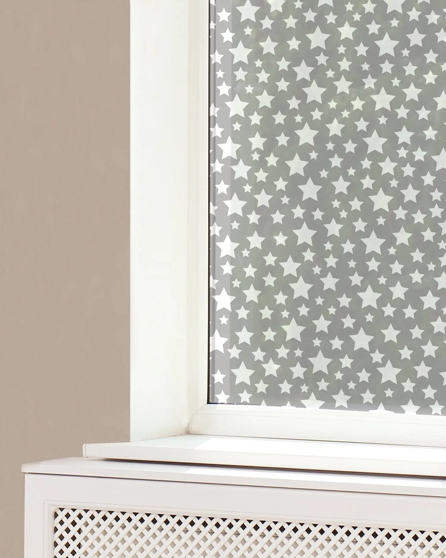 Vinilo para Ventanas Estrellas Gris freeshipping - Home and Living