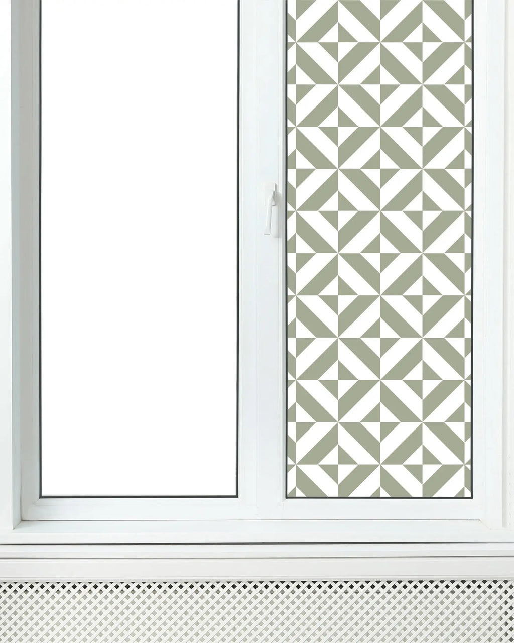 Vinilo para Ventanas Geometría Verde freeshipping - Home and Living